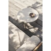 714 Open-Air Outdoor Coffee Table Ø60 cm Light Gray/Ceramic