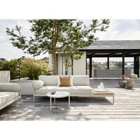 714 Open-Air Outdoor Coffee Table Ø60 cm Light Gray/Ceramic