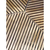 716 Utomhus Soffbord Ø90 cm Grå/Teak