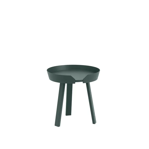 Around Coffee Table Dark Green Small
