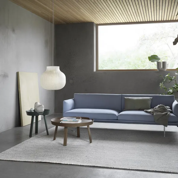 Around Coffee Table Dark Green Small