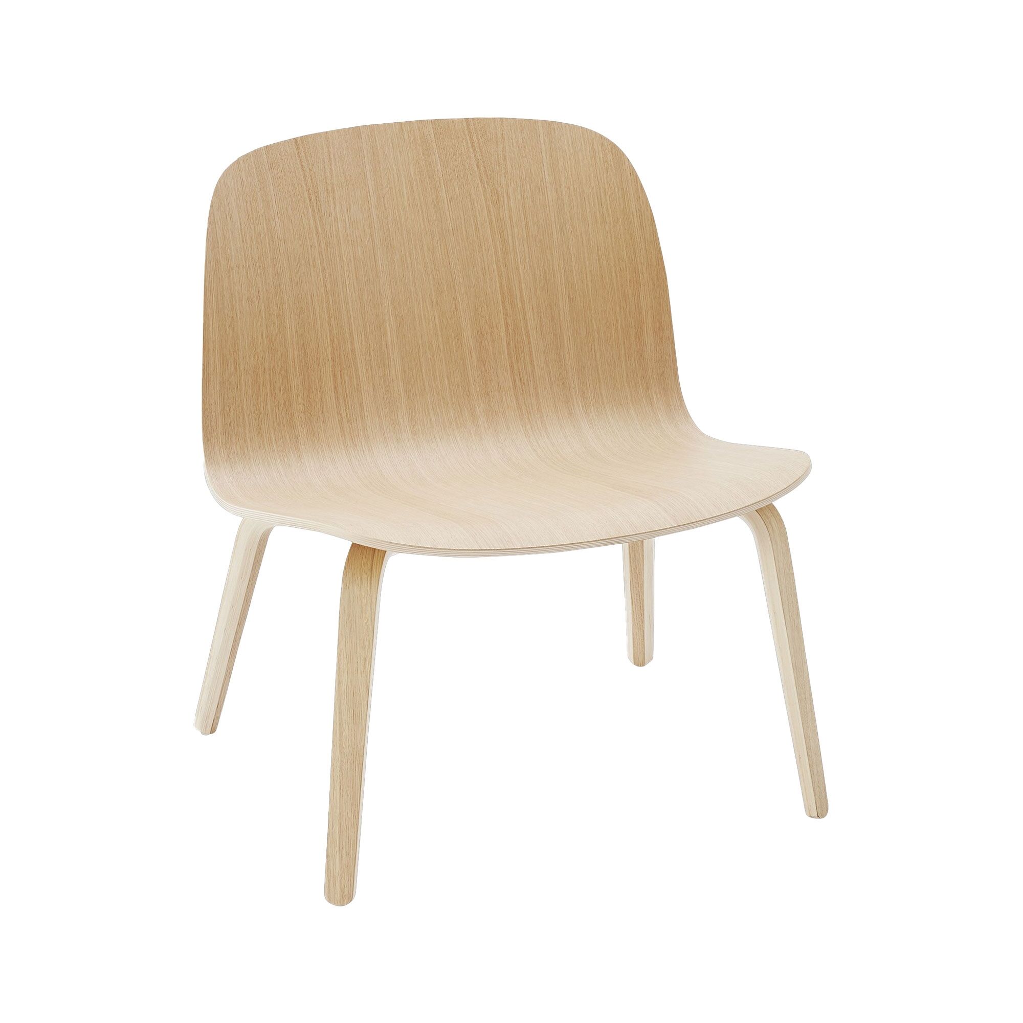 Visu Fauteuil m. Base Bois Chêne