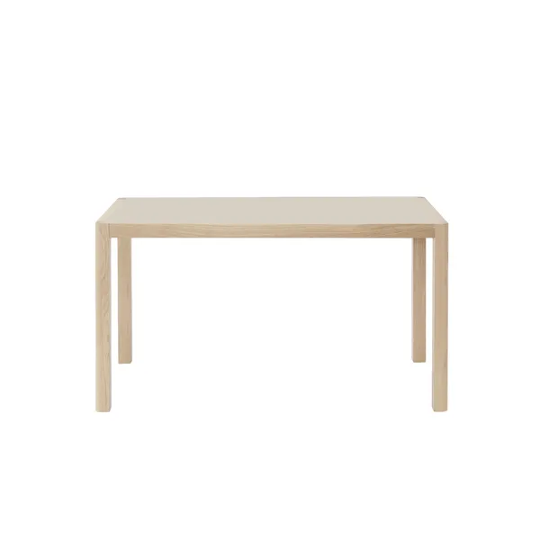 Workshop Desk Warm Gray Linoleum/Oak