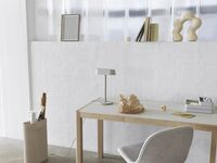 Werkplaatsbureau Warm Grijs Linoleum/Eiken