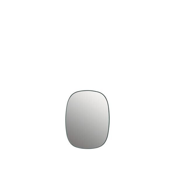 Framed Mirror 59x44 cm Dark Green/ Clear