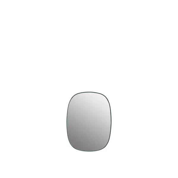 Framed Mirror 59x44 cm Dark Green/ Clear