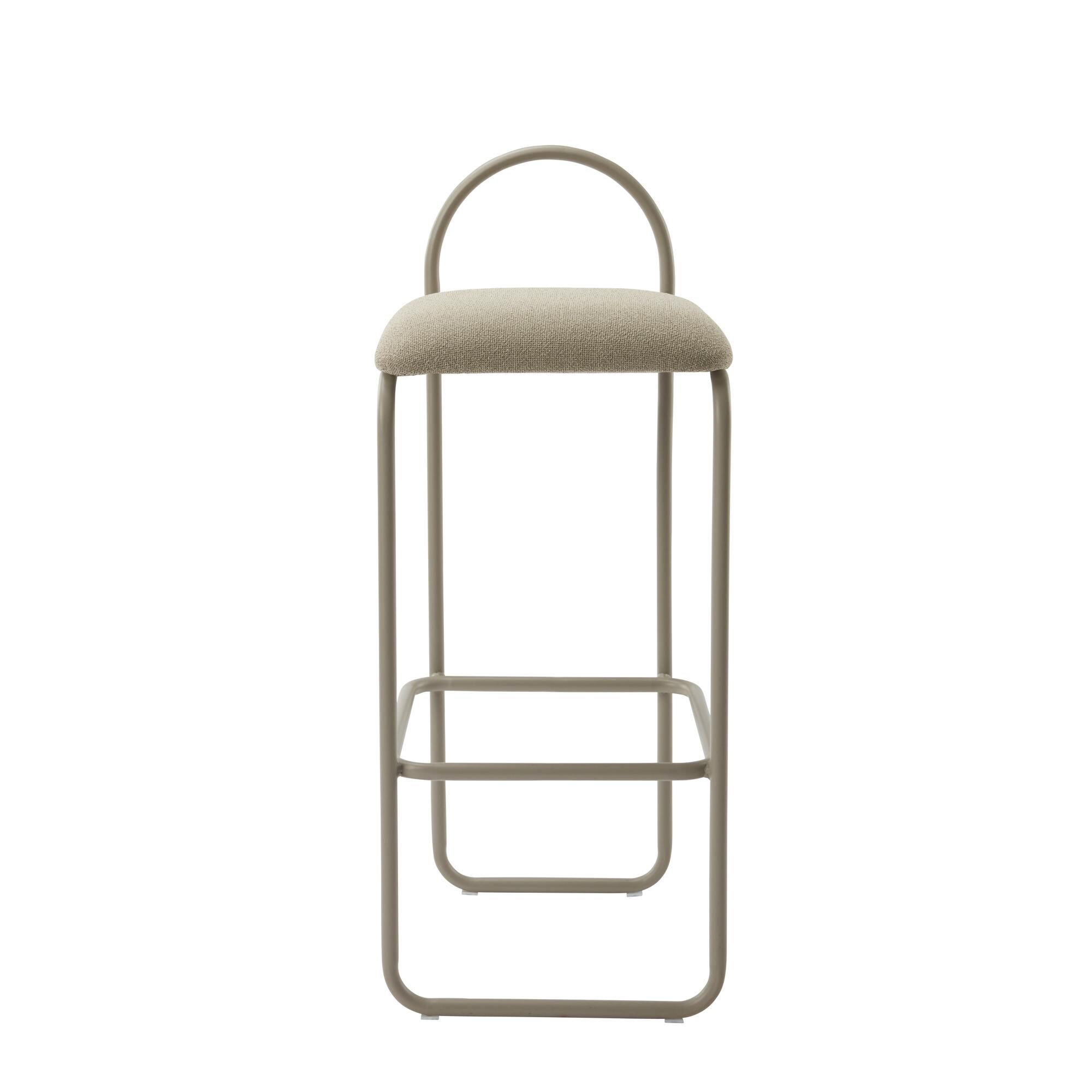 ANGUI Tabouret de Bar 92,5 cm Taupe