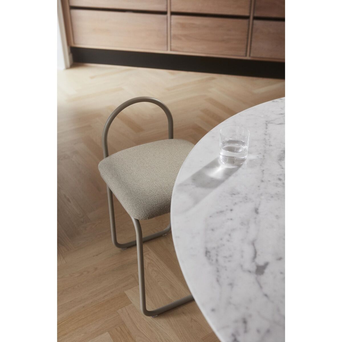 ANGUI Esszimmerstuhl Taupe