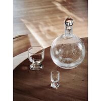 Bubble Carafe Round 2L Clear/Bubbles