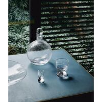 Bubble Carafe Round 2L Clear/Bubbles