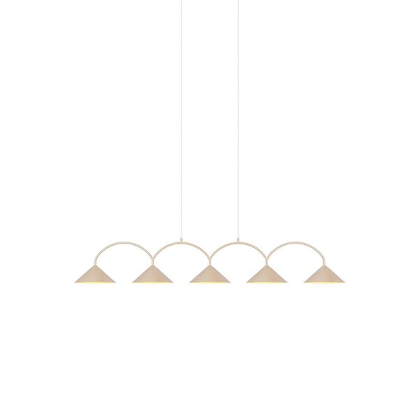 Curve 5 Lampadario Beige
