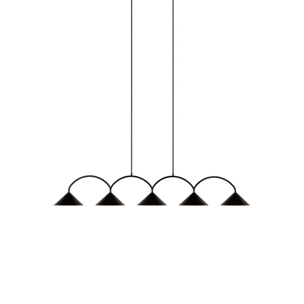 Curve 5 Pendant Black