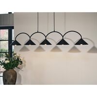Curve 5 Pendant Black