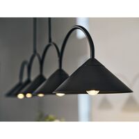 Curve 5 Pendant Black