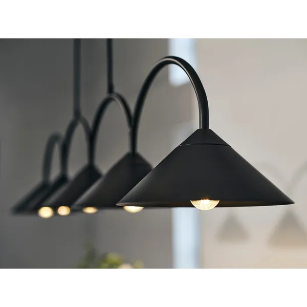 Curve 5 Pendant Black