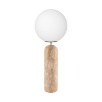 Torrano Bordlampe Beige Travertin