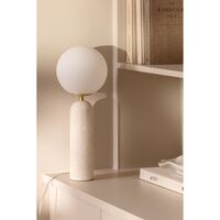 Torrano Bordlampe Beige Travertin