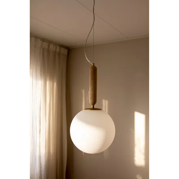 Torrano 30 Hanglamp Beige Travertijn