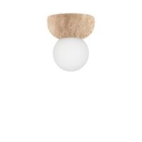 Torrano 13 Wall/ Ceiling Light Beige Travertine