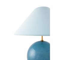 Iris 35 Table Lamp Dull Blue