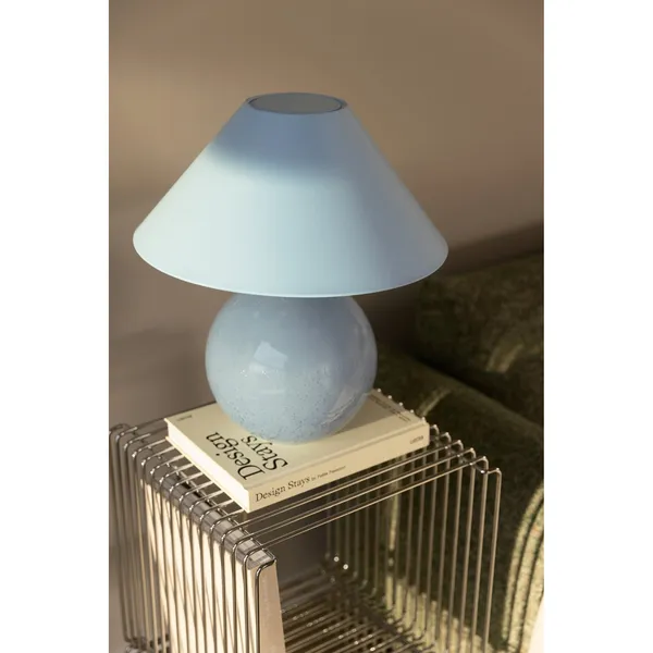 Iris 35 Table Lamp Dull Blue