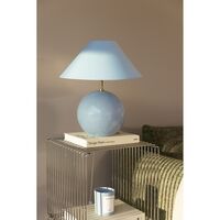 Iris 35 Table Lamp Dull Blue