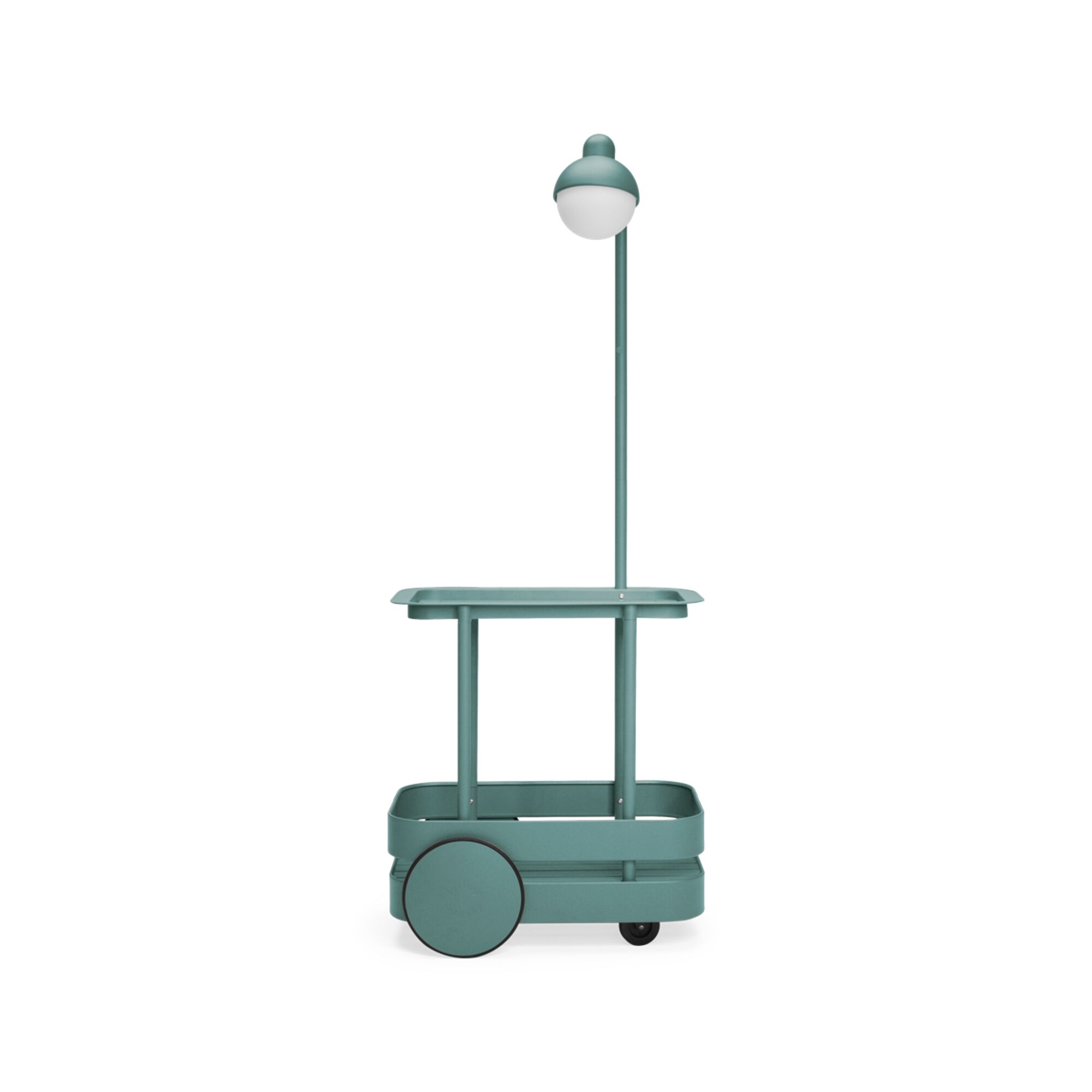 Jolly Trolley Rullvagn Med Lampa M&ouml;rk Salvia