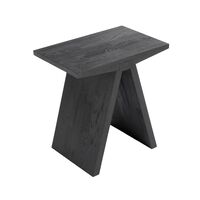 Taburete Angular 45x45x29 Negro