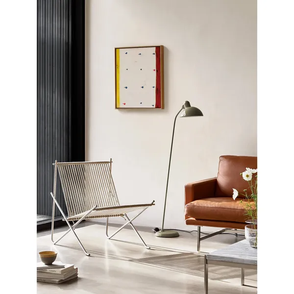 Kaiser Idell 6556-F Floor Lamp Olive Green