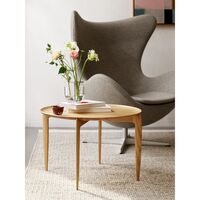 Tablett Couchtisch Ø60 Eiche