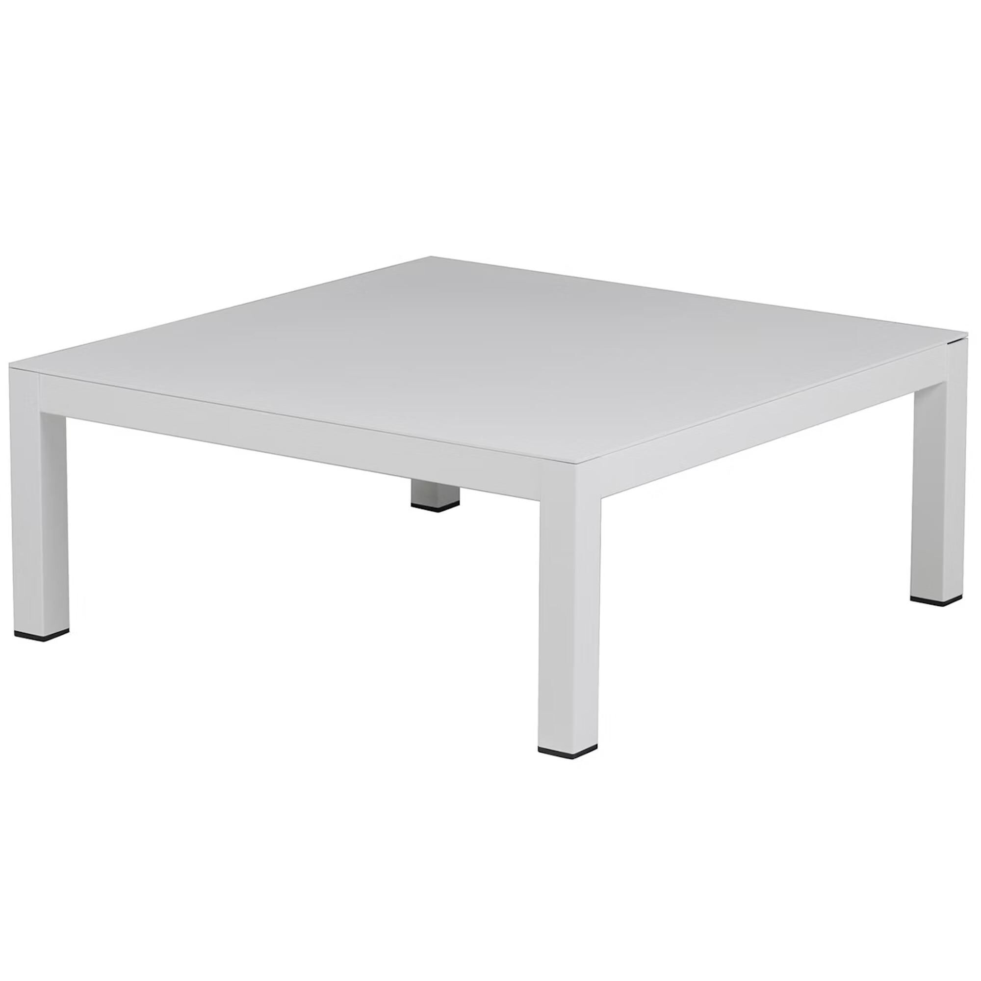 Table Basse D'extérieur Domino 70x70 Blanc