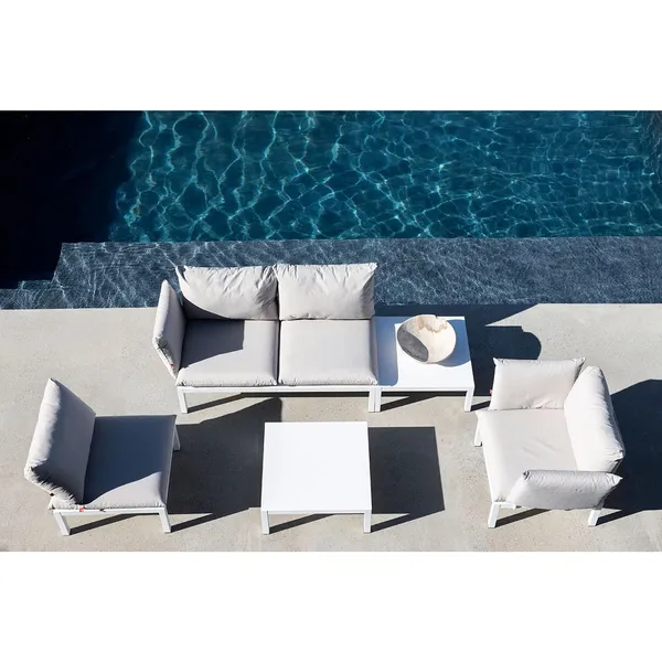Domino Outdoor Coffee Table 70x70 White