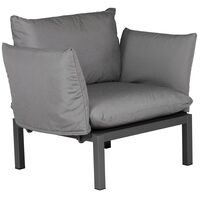 Domino Metal Part For Backrest/Armrest Anthracite