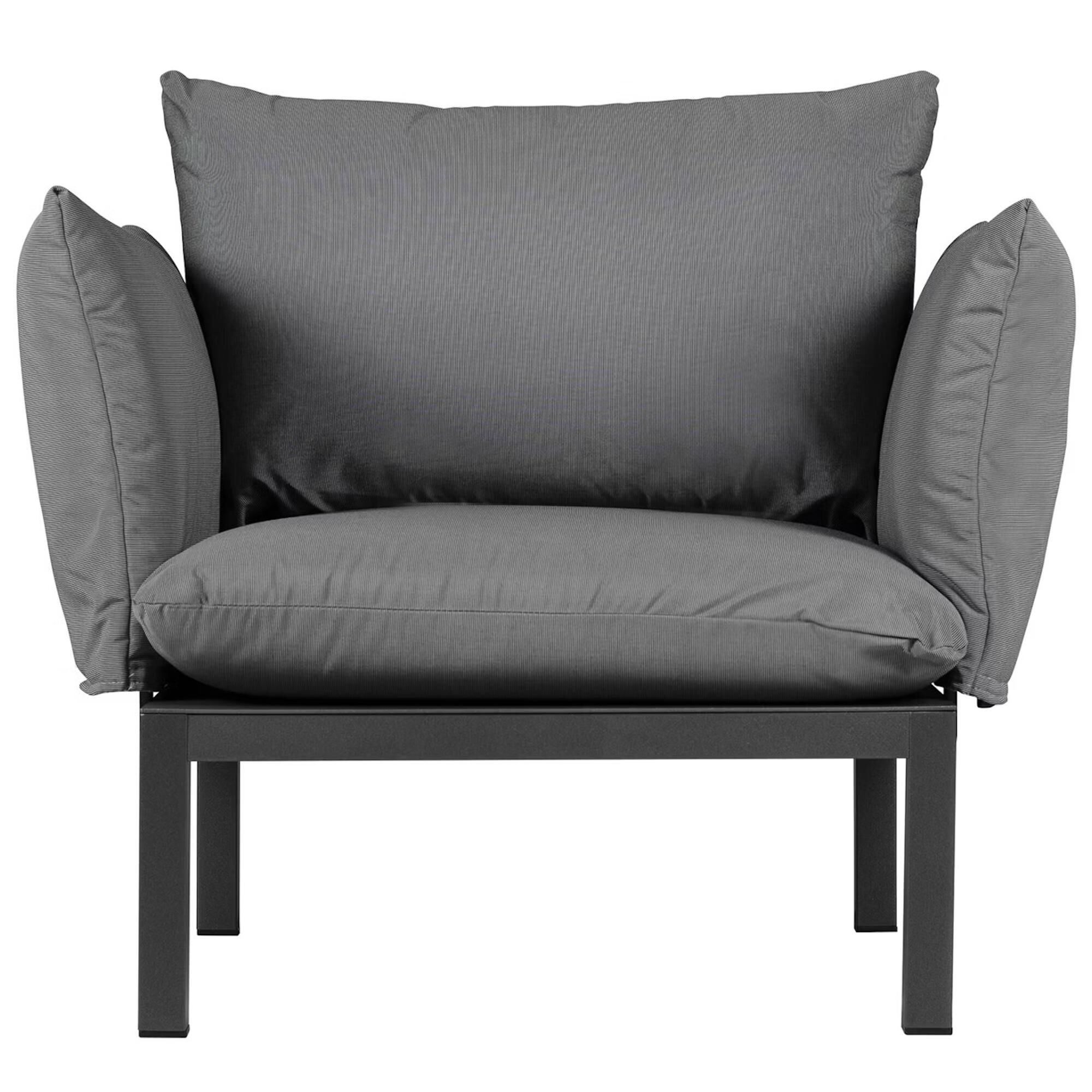 Ensemble de 2 Accoudoirs Domino Anthracite