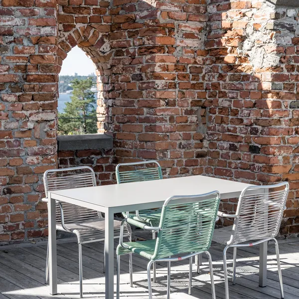 Mya Spaghetti Dining Chair with Armrests Sage Green