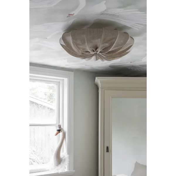 Anna 60 Ceiling Light Linen/Natural