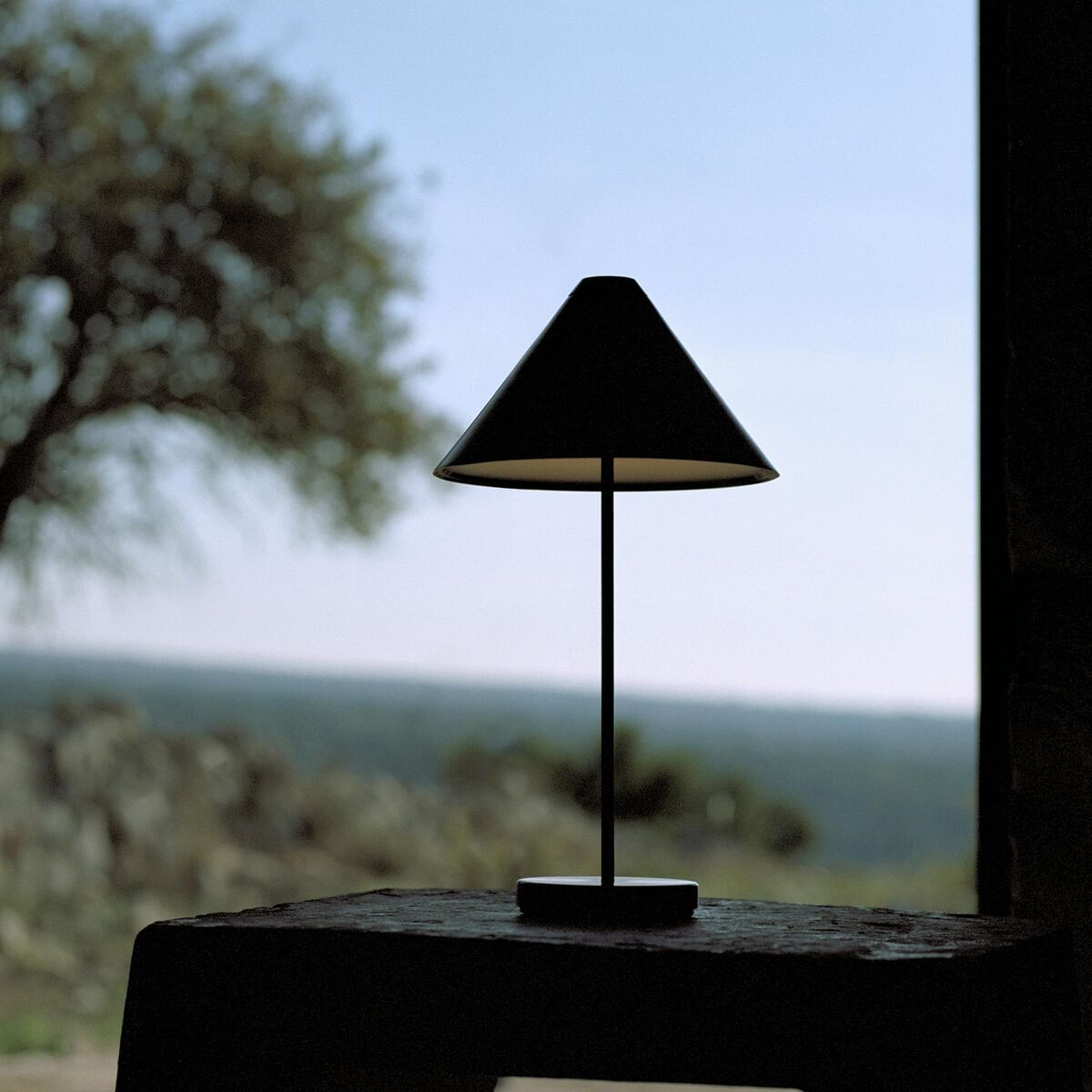 Brolly Portable Lamp Black