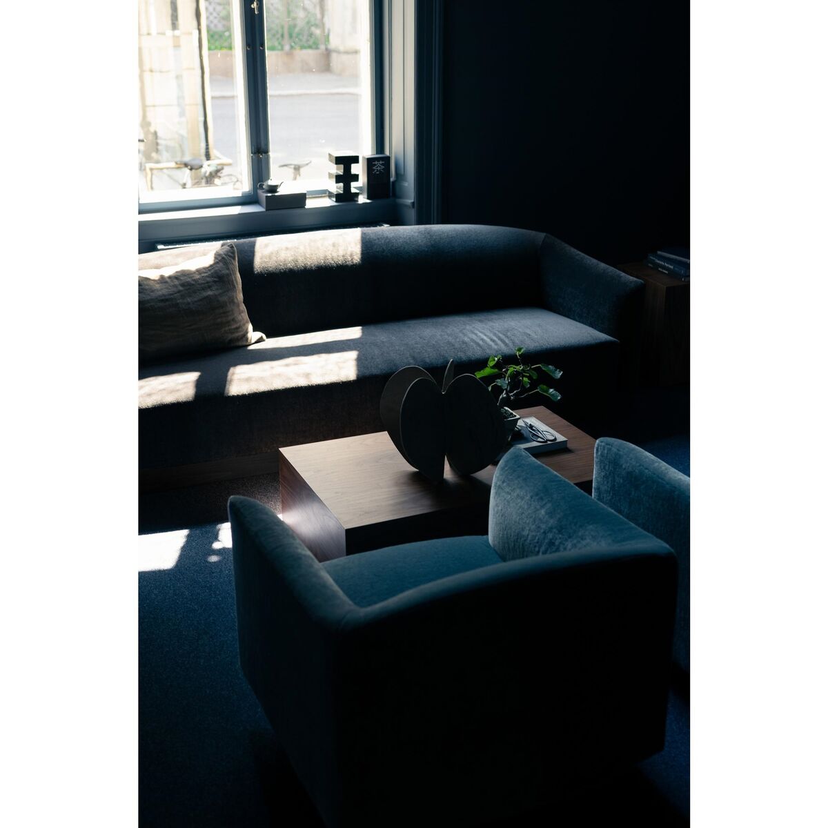 Mass Coffee Table High Valnöt