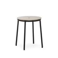 Black frame and oak seat.