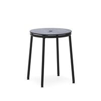 Black frame and black oak seat.