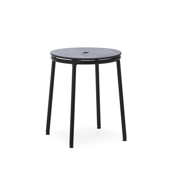 Circa Hocker Schwarz/Schwarze Eiche