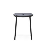 Circa Stool Black/Black Aluminium