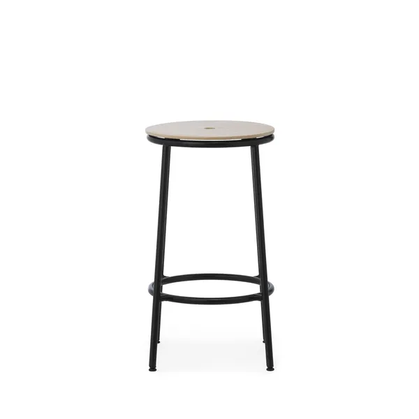 Circa Bar Stool H65 Black/Oak
