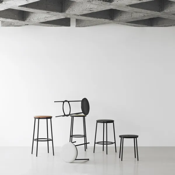 Circa Bar Stool H65 Black/Oak