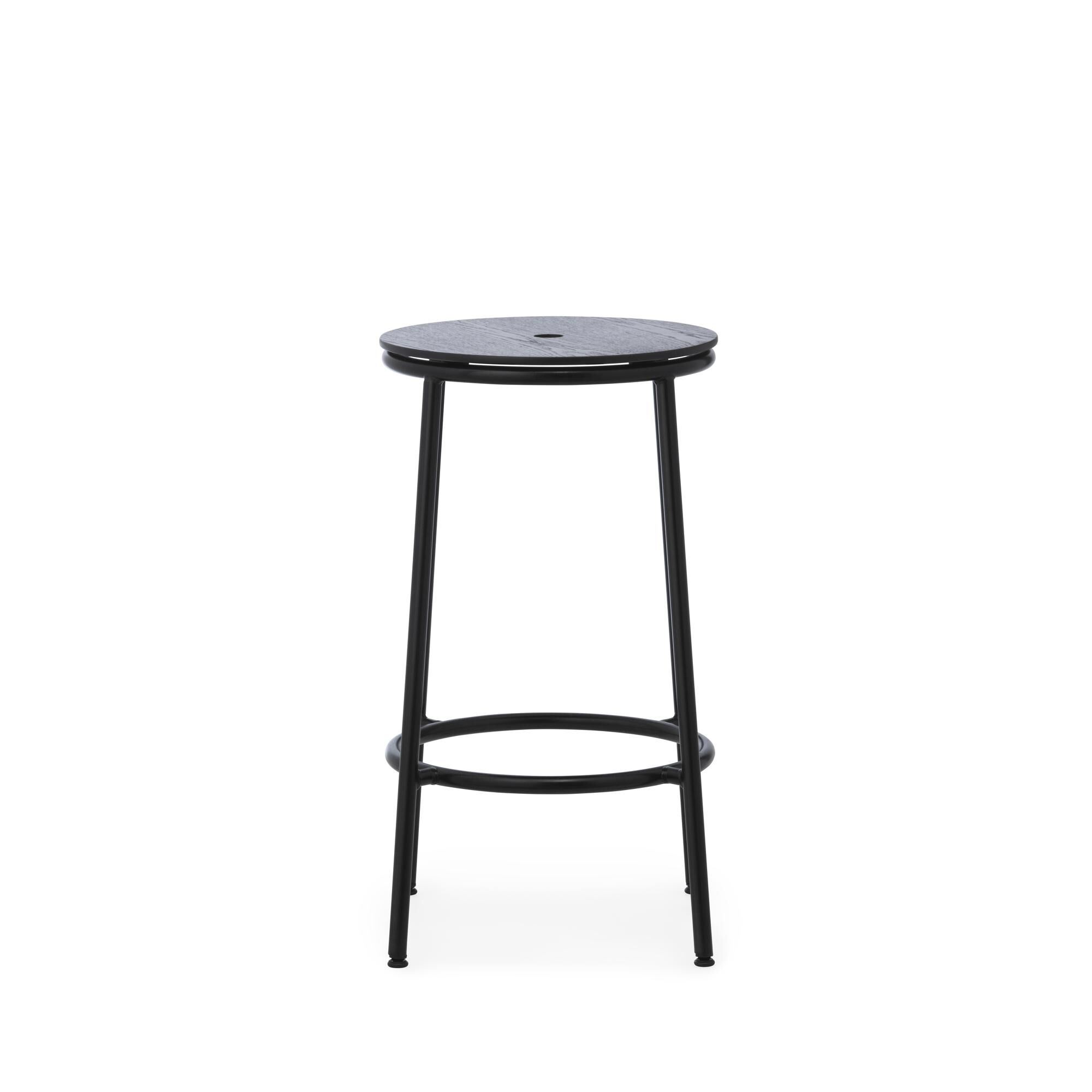 Circa Barstol H65 Sort/Sort Eg
