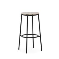 Black frame and oak seat.