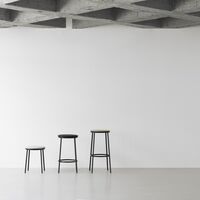 Circa Bar Stool H75 Black/Oak