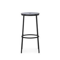Circa Bar Stool H75 Black/Black Oak