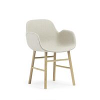 Form Dining Chair W. Armrest Oak/Main Line Flax MLF20