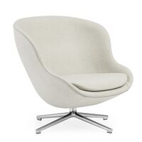 Hyg Sessel mit Drehgestell Niedrig Aluminium/ Sand MLF20